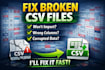 fix your shopify product upload errors CSV not importing
