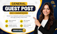 do a guest post on a high quality general blog
