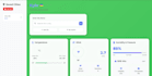 create a modern responsive landing page using scss and js