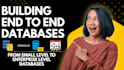 write sql queries, design databases and create erd professionally