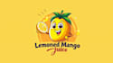 do unique mango juice lemoned mascot logo design