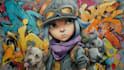 make cool graffiti characters and illustrations
