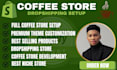 design coffee dropshipping store, coffee website redesign, coffee shop store