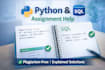 help you with sql and python assignments and projects