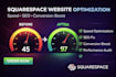 audit optimize and improve your squarespace website for speed SEO and conversion