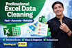 do excel data cleaning,