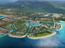 visualize waterfront island,community master plan,urban development,aerial views