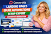 do convertkit setup, kit landing page, kit email automation