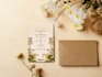 idesign elegant botanical wedding invitations