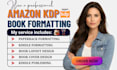 do amazon kdp book formatting paperback formatting kindle ebook formatting