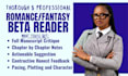 beta read critique romance novel, debut fantasy with actionable suggestion