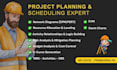 prepare schedule, gantt chart, wbs on primavera p6,microsoft project