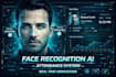 build face recognition system, facial detection ai and attendance system