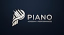 design a stylish and elegant piano logo