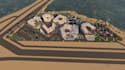 visualize 3d tourist resort,campground map, parking lot design, landscape render