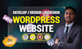 develop, design, redesign, customize wordpress website