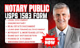 notarize US legal documents usps form 1583 online as US notary public in 2hrs