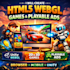create HTML5 webgl browser games and playable ads using unity