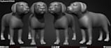 create 3d creature design,  3d animal animal model, rigging, animation