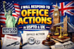 response to office actions in uspto and uk