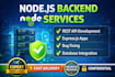 develop scalable node js and express backend apis