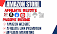 build amazon store affiliate website for passive income