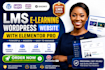 build wordpress masterstudy lms website tutor lms pro buddyboss leanrdash