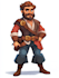 draw 2d game character or 2d game character