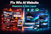 fix wix ai website responsiveness and improve layout structure