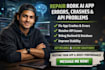 repair rork ai app errors, crashes and API problems
