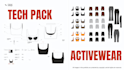 design advanced tech packs for activewear