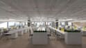 design 3d office design, business space, workspace design, work environment