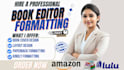 do book layout typesetting, indesign manuscript formatting, book cover design