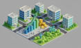 create custom 3d low poly design isometric environments game assets and scenes