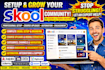 skool course setup coach finance course skool community manager