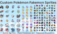design retro pokemon, fakemon battle sprites and evolutions