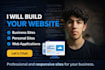 design an animated modern responsive website
