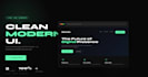 design a clean and modern HTML CSS landing page