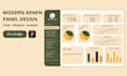 design a high fidelity CRM and erp admin panel