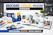 design brochure, catalog or magazine in adobe indesign