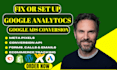 setup ga4 ecommerce tracking, GTM, and conversion tracking for google ads