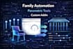 develop revit API family automation, parametric tools and custom addin