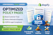 create shopify policy pages that increase trust and reduce refunds