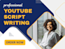 write youtube video scripts and script writing