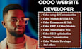 design and develop custom odoo website with modules ui and ux design