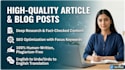 help with content writing and blog writing