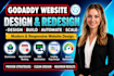 design godaddy website godaddy website redesign develop godaddy website expert