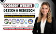 design godaddy website godaddy website redesign develop godaddy website expert