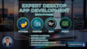 develop custom desktop applications using python tkinter, pyqt5, or pyside6