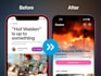 redesign your existing mobile or web app